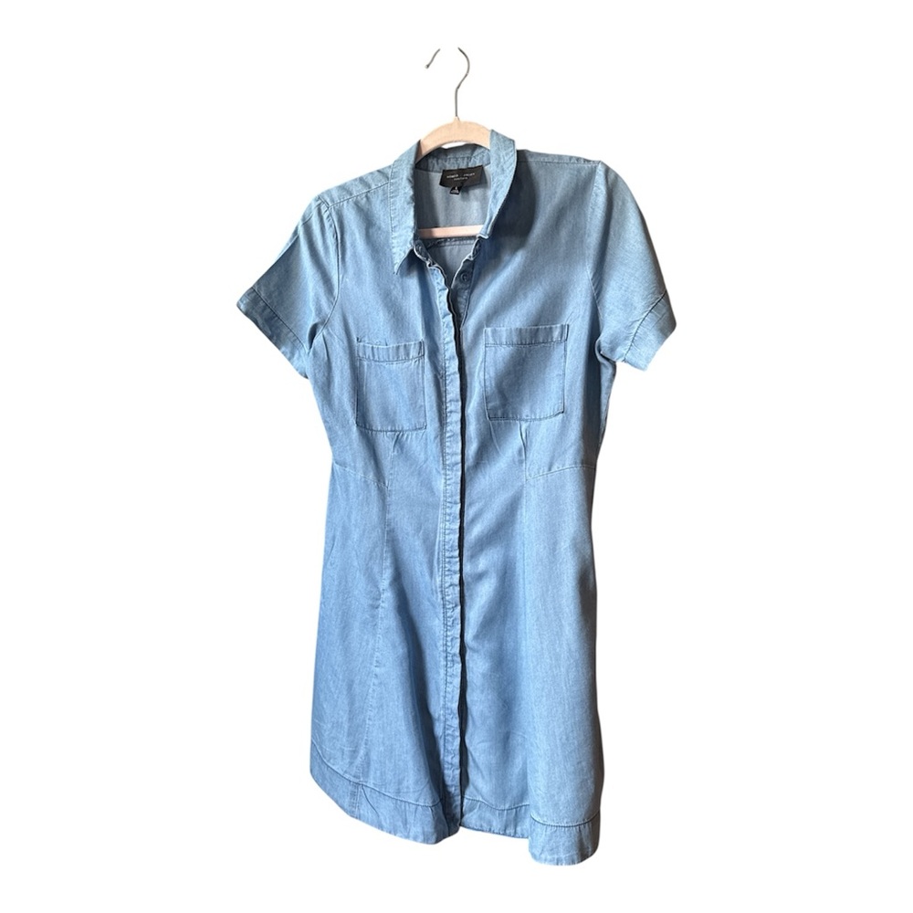 Romeo & Juliet Couture Light Blue Denim Shirt‎ Dress